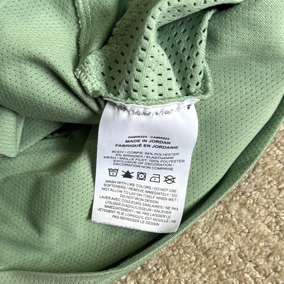 Nike Dri-FIT Sport Clash Mesh Tee – Mint Green – Long Sleeve – Men's Medium - Picture 9 of 13